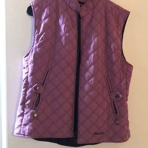 Purple eous riding vest